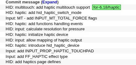 预计 Linux 6.18 将支持触觉触摸板