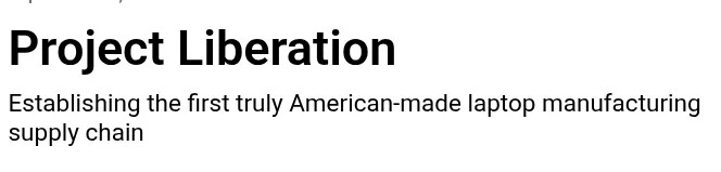 Linux 笔记本电脑厂商 MALIBAL 试图追求美国制造的笔记本电脑