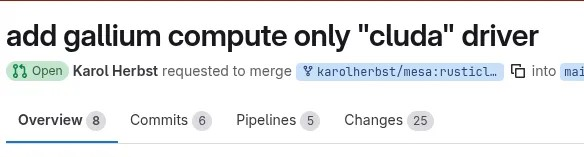 CLUDA 发布于 Mesa：在 NVIDIA CUDA 驱动 API 上实现了 Gallium3D API