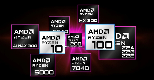AMD突然发布锐龙10、锐龙100系列：Zen2、Zen3+身穿马甲又活了！
