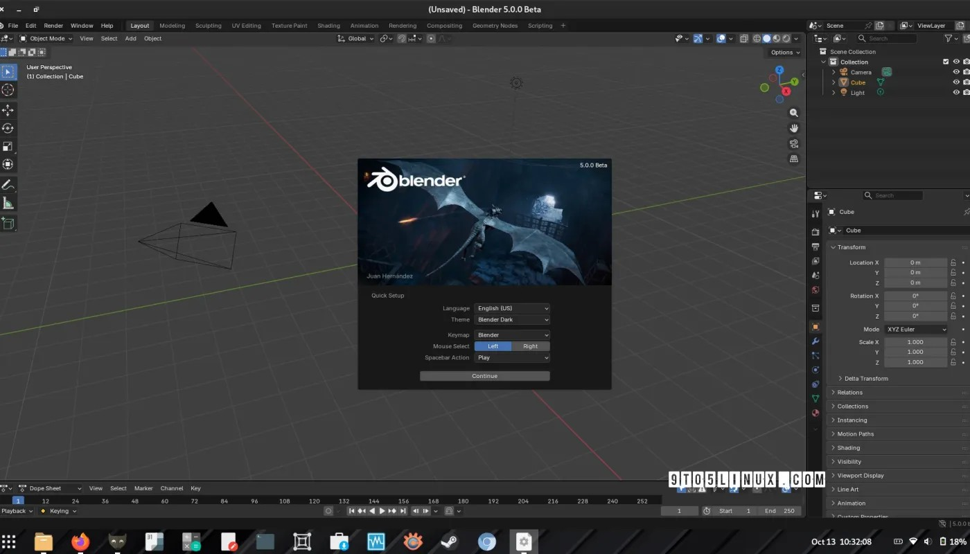 Blender 5.0 Beta 正式发布，支持 HDR 和宽色域显示