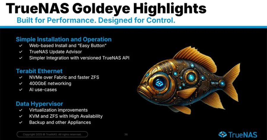 TrueNAS 25.10 发布,支持 NVMe-oF,OpenZFS 性能提升
