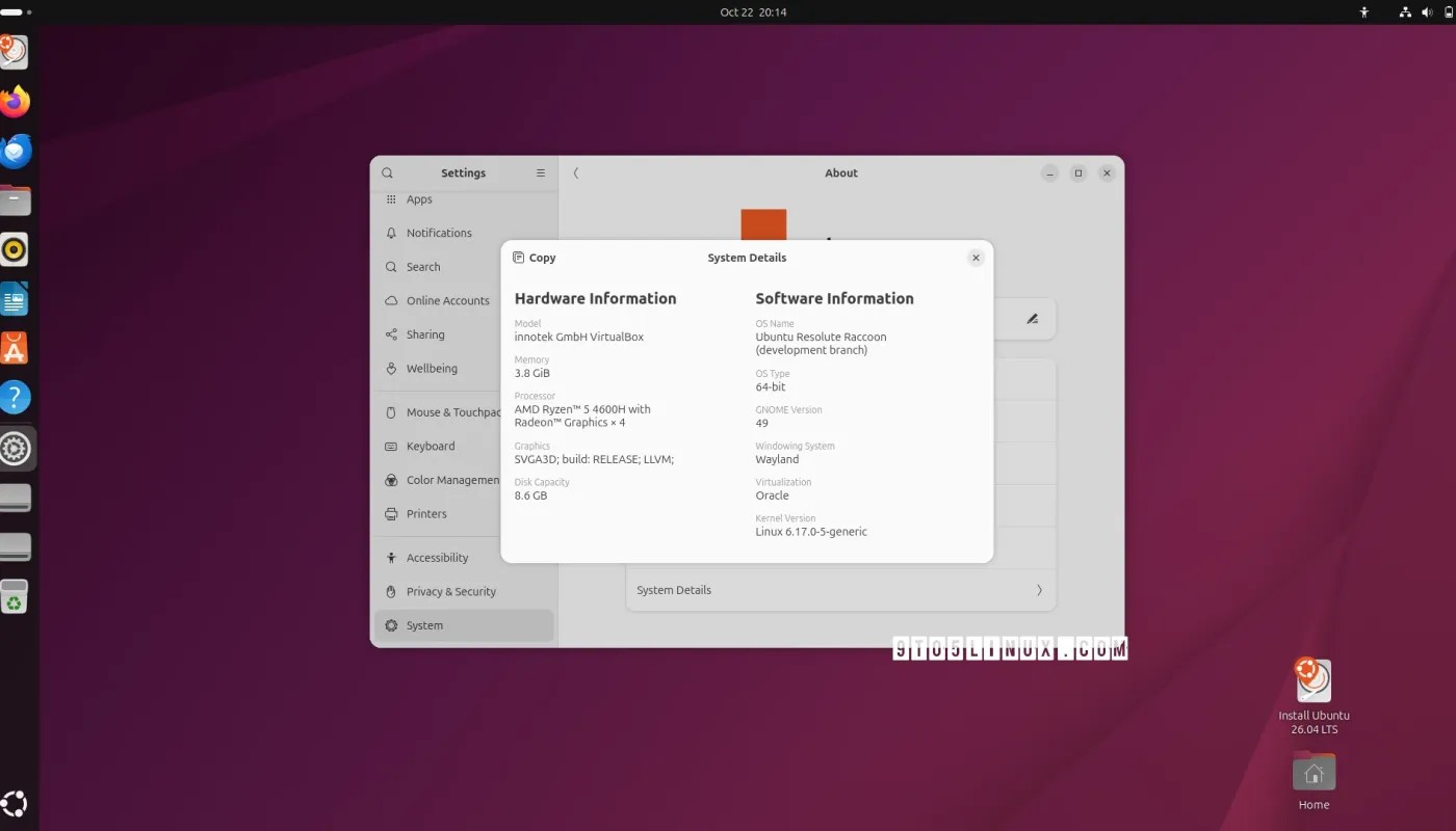 Ubuntu 26.04 LTS “坚定松鼠”每日构建现已可供下载