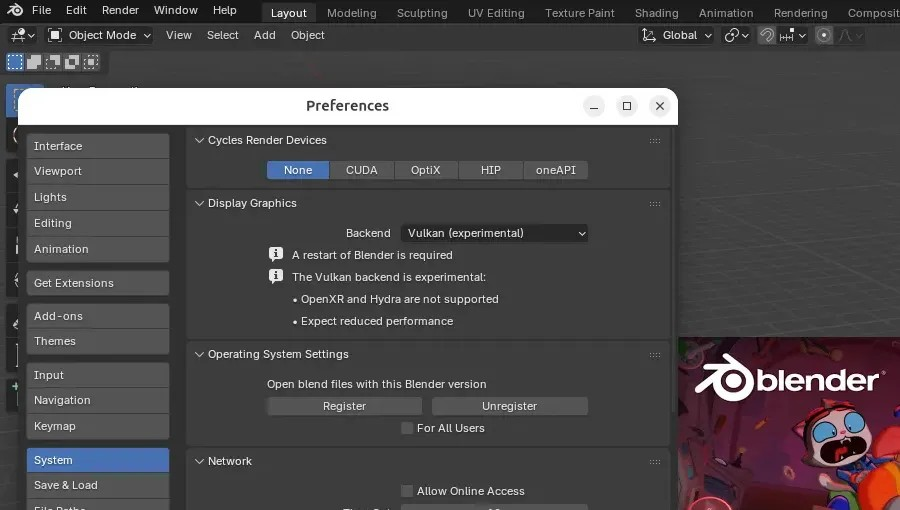 Blender 5.1 默认目标为 Vulkan，更多改进即将到来