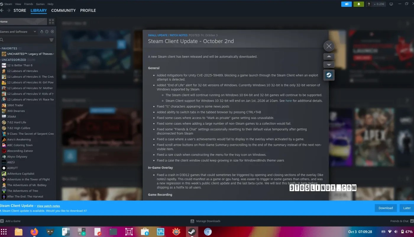 最新 Steam 客户端更新提升 Linux 对 DualSense 手柄的支持