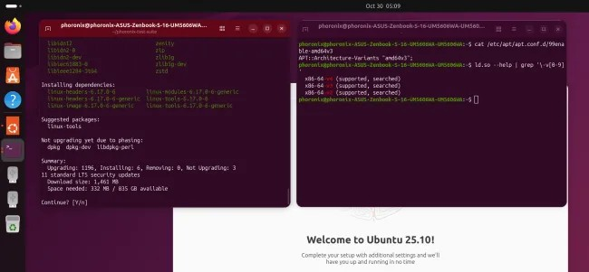Ubuntu 宣布架构变体:Ubuntu 25.10 获得 x86_64-v3 软件包