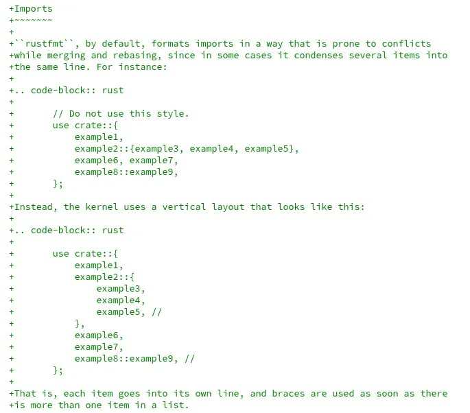 新代码合并至 Linux 6.18 以应对 Linus Torvalds 对 Rust 格式化的批评