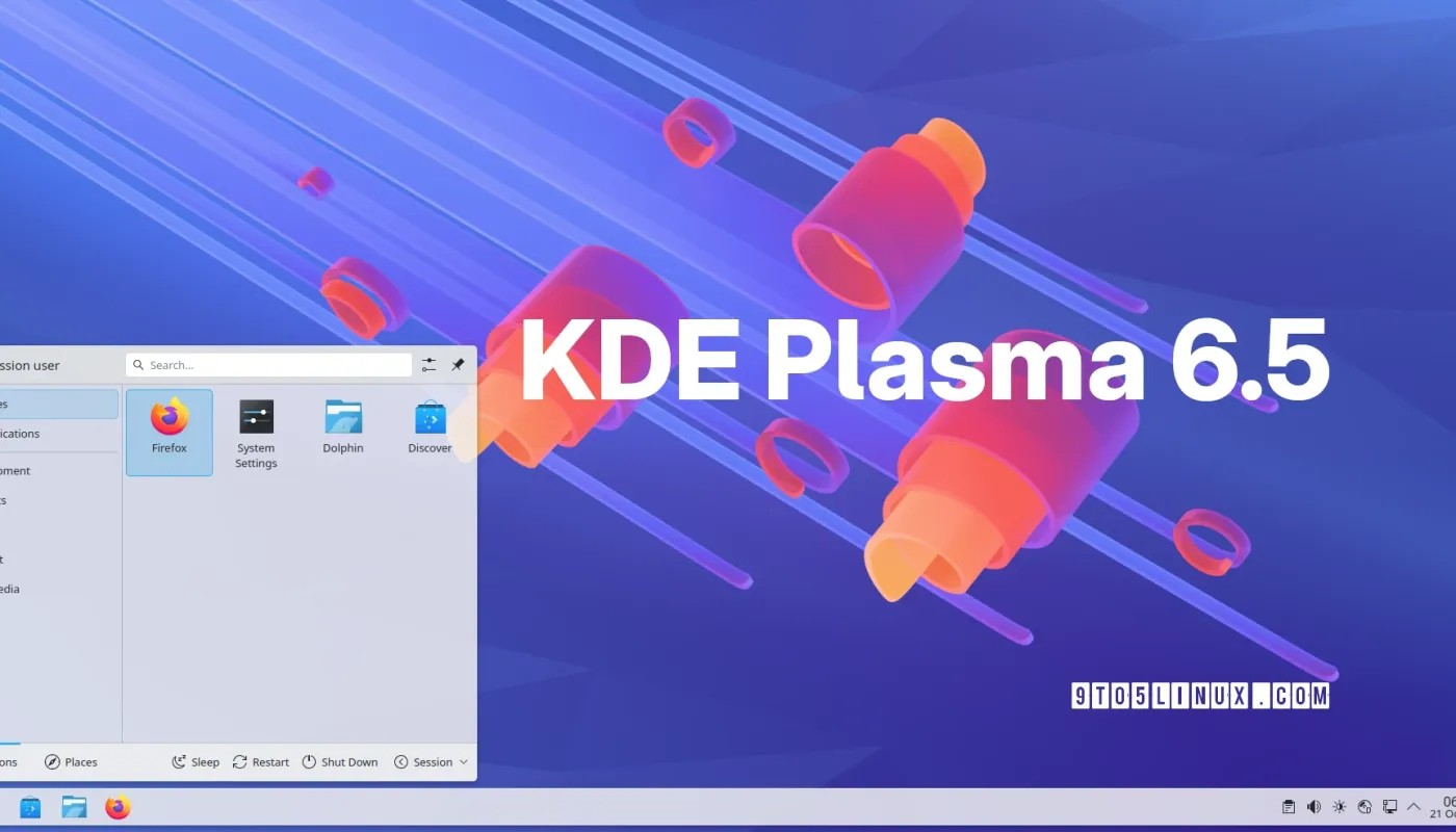KDE Plasma 6.5 桌面环境正式发布，这是新功能
