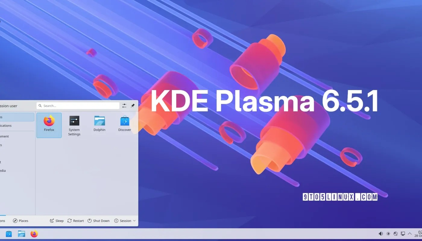 KDE Plasma 6.5.1 发布以解决与较老 AMD GPU 的兼容性问题