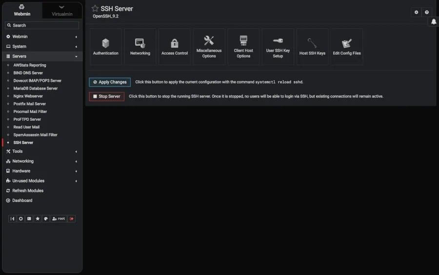 Webmin 2.600 Web-Based System Administration Tool 带来"最大 UI 更新"