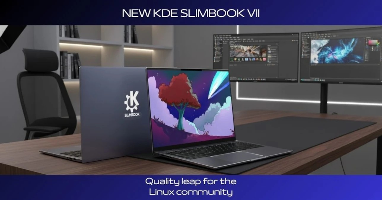 Slimbook 和 KDE 以 KDE Slimbook VII Linux 笔记本电脑庆祝 8 周年