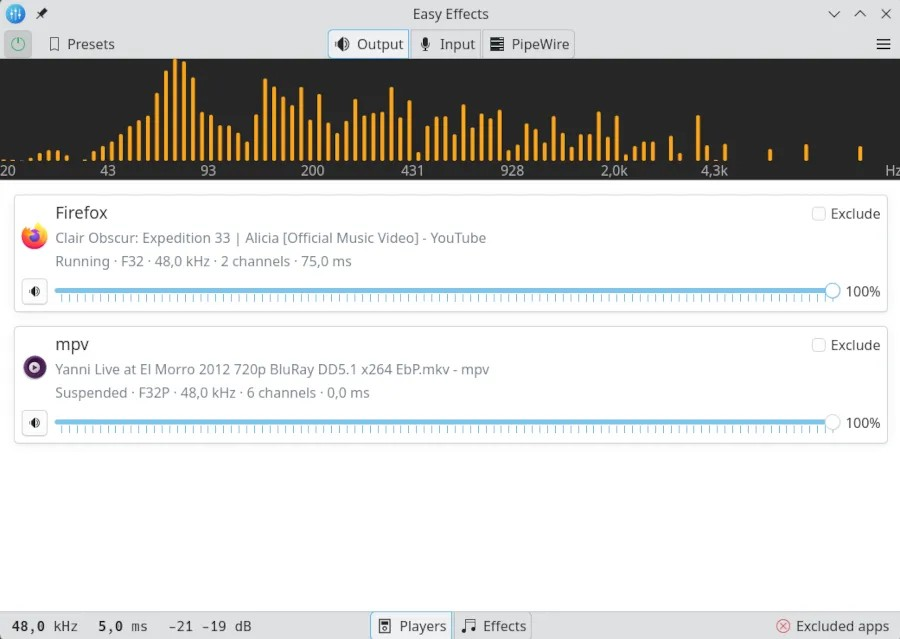 EasyEffects 8.0 已发布,从 GTK4 转移到 Qt / QML / Kirigami