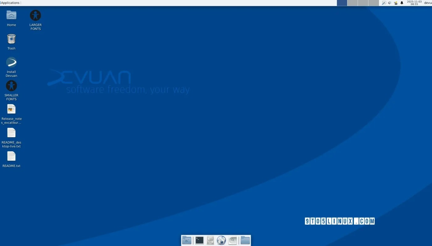 Devuan GNU/Linux 6.0 发行版发布，基于 Debian 13 “Trixie”