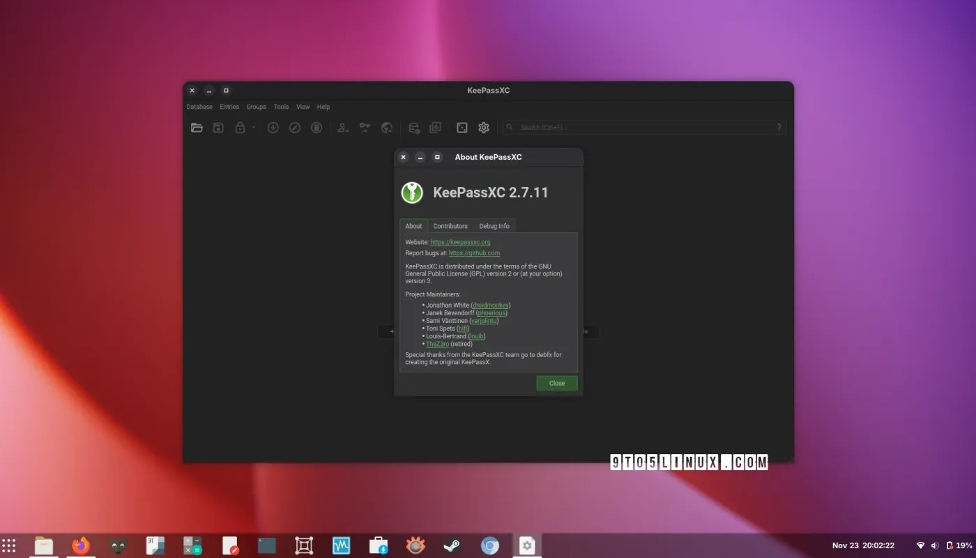 KeePassXC 2.7.11 开源密码管理器发布,具备新功能