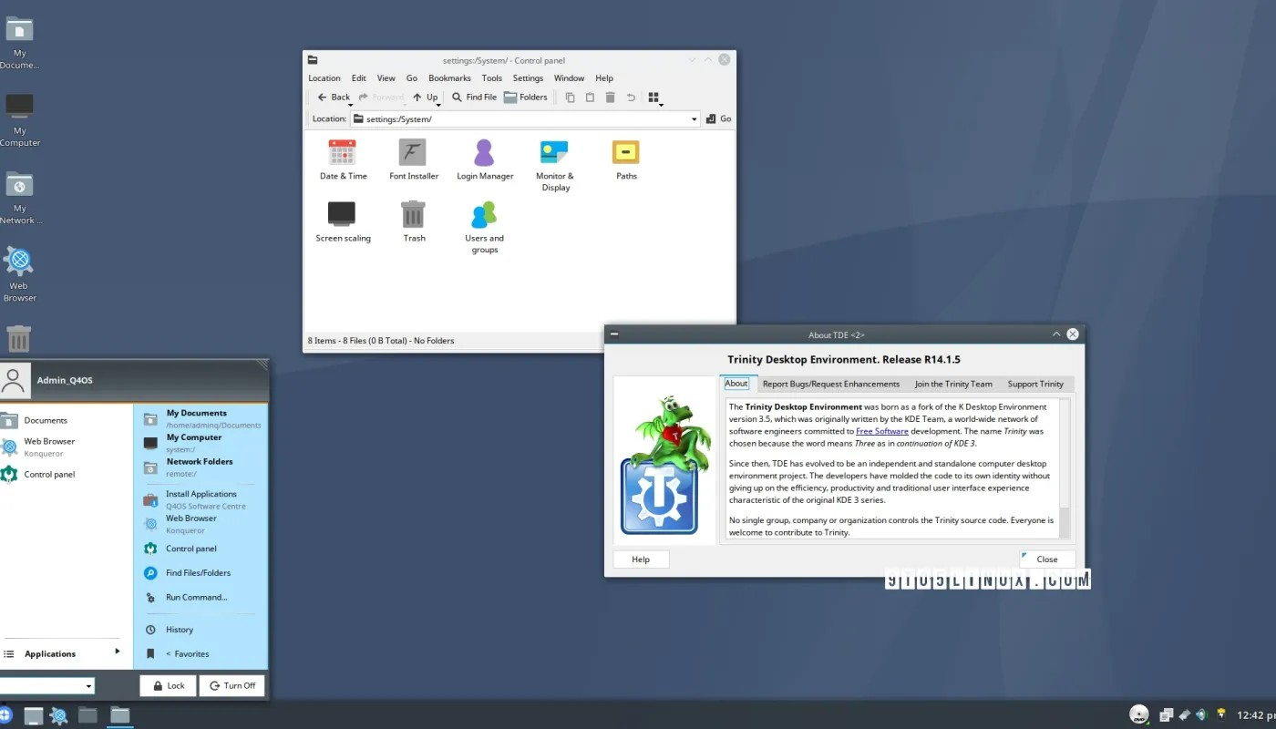 Trinity 桌面环境 R14.1.5 发布，支持 Debian Trixie