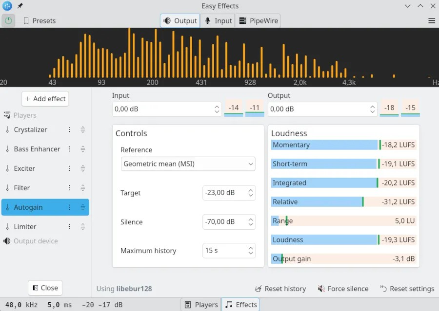 EasyEffects 8.0 已发布,从 GTK4 转移到 Qt / QML / Kirigami