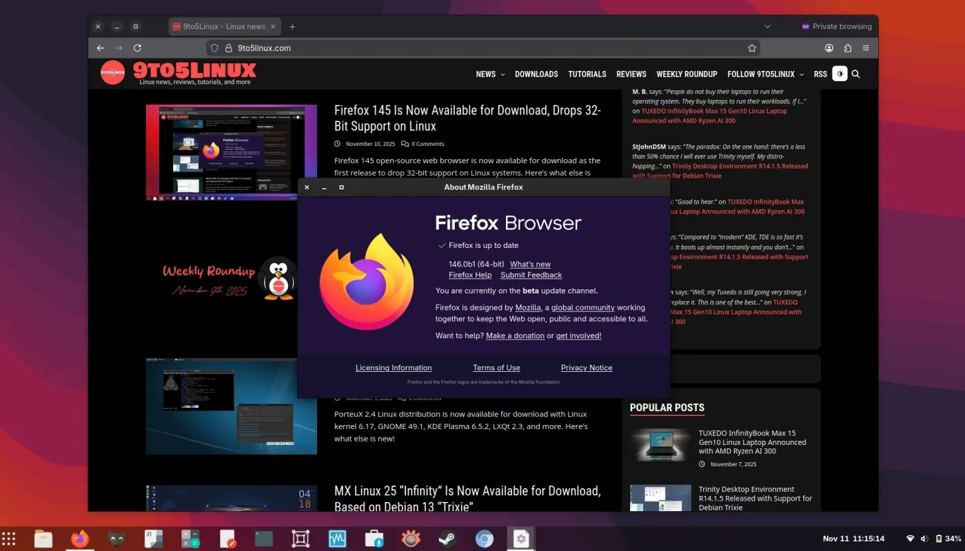 Firefox 146 现在已向公众开放 Beta 测试，以下是您需要了解的内容