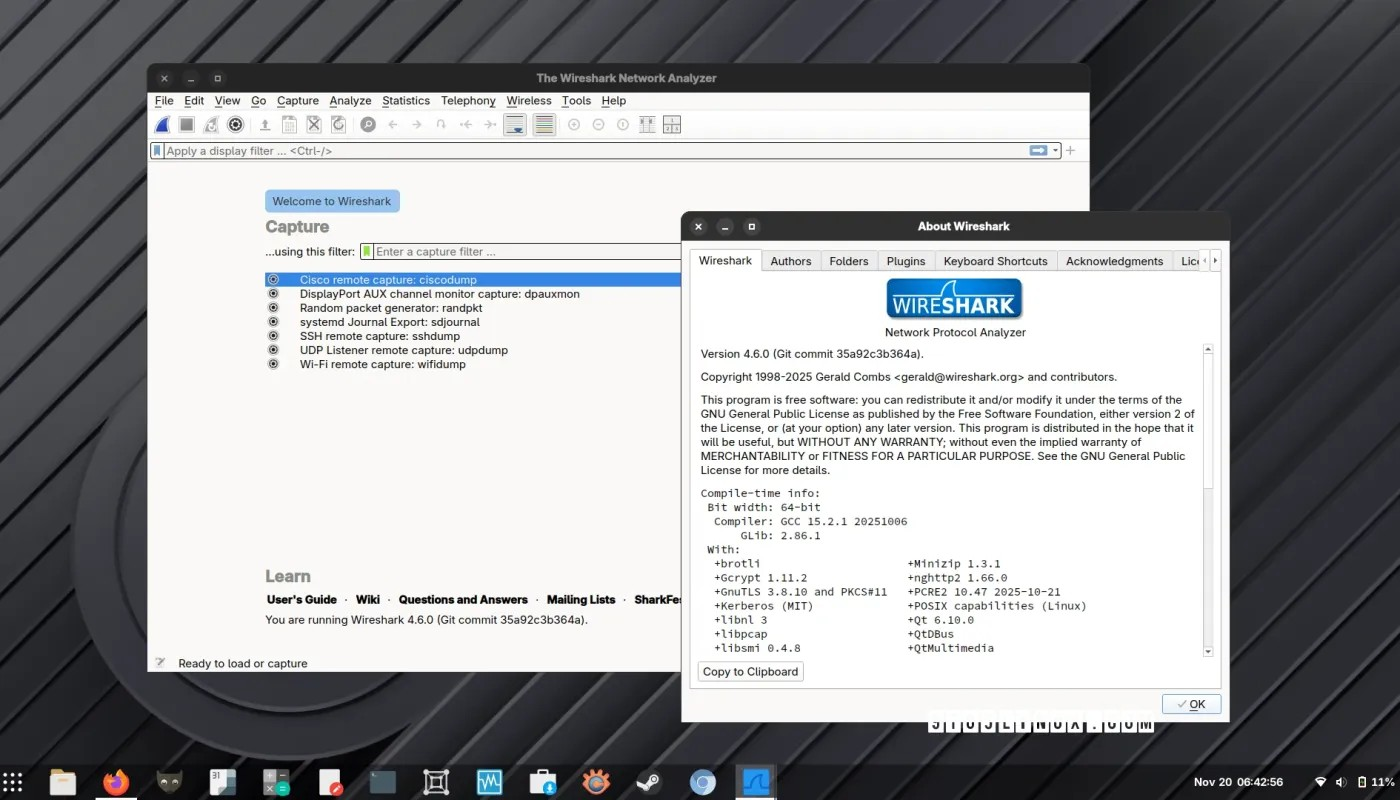 Wireshark 4.6.1 发布，包含更新的协议支持和各种错误修复