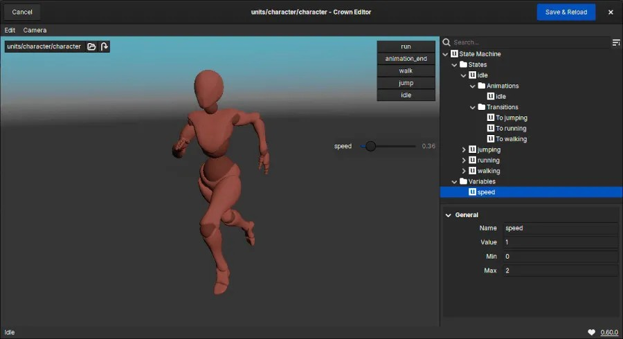 开源 Crown 游戏引擎 v0.60 发布