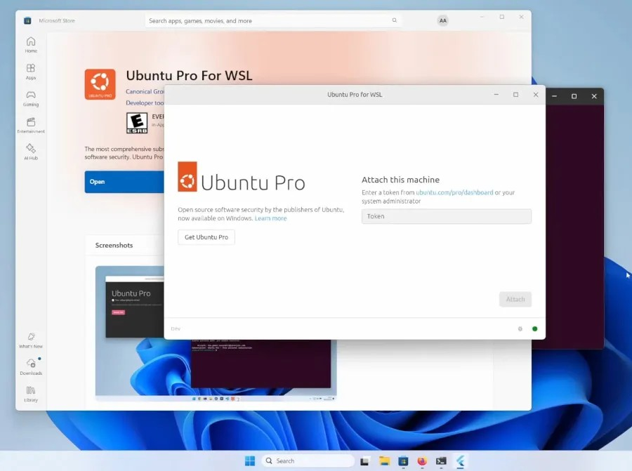 Canonical 现在为 WSL 提供 Ubuntu Pro