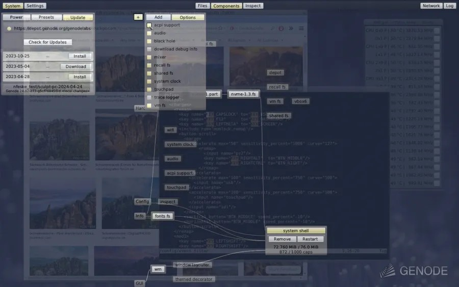 Genode OS Framework 25.11 添加了对 Intel Alder Lake 显卡的支持