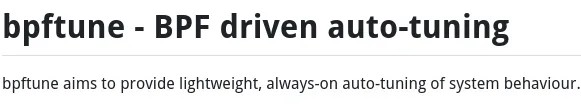 Oracle 发布更新的 "bpftune" 用于基于 BPF 的 Linux 系统自动调优