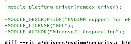 微软的 RAMDAX 驱动已合并至 Linux 6.19 内核，以将 RAM 划分为 NVDIMM 设备
