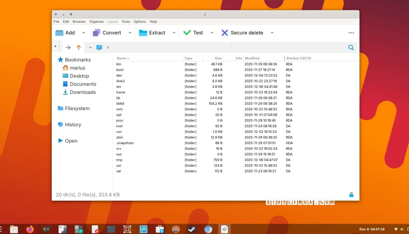 PeaZip 10.8 开源压缩管理器改进了查看压缩包内文件的功能