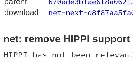 Linux 终于弃用 HIPPI:首个近千兆网络超级计算机标准