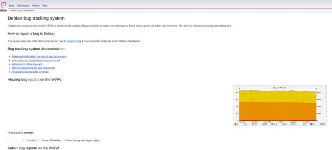 Debian 的 Bug 跟踪器在 2026 年仍然缺乏用于编辑 Bug 的网页界面,显得非常晦涩