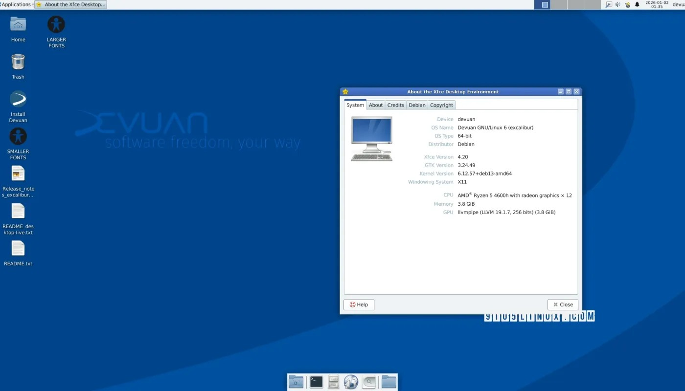 Systemd-Free Devuan GNU+Linux 6.1 发布,附带非官方 Raspberry Pi 镜像