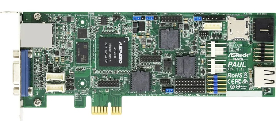 ASRock Rack PAUL PCIe IPMI 卡获得主线 Linux 内核的 DT 补丁