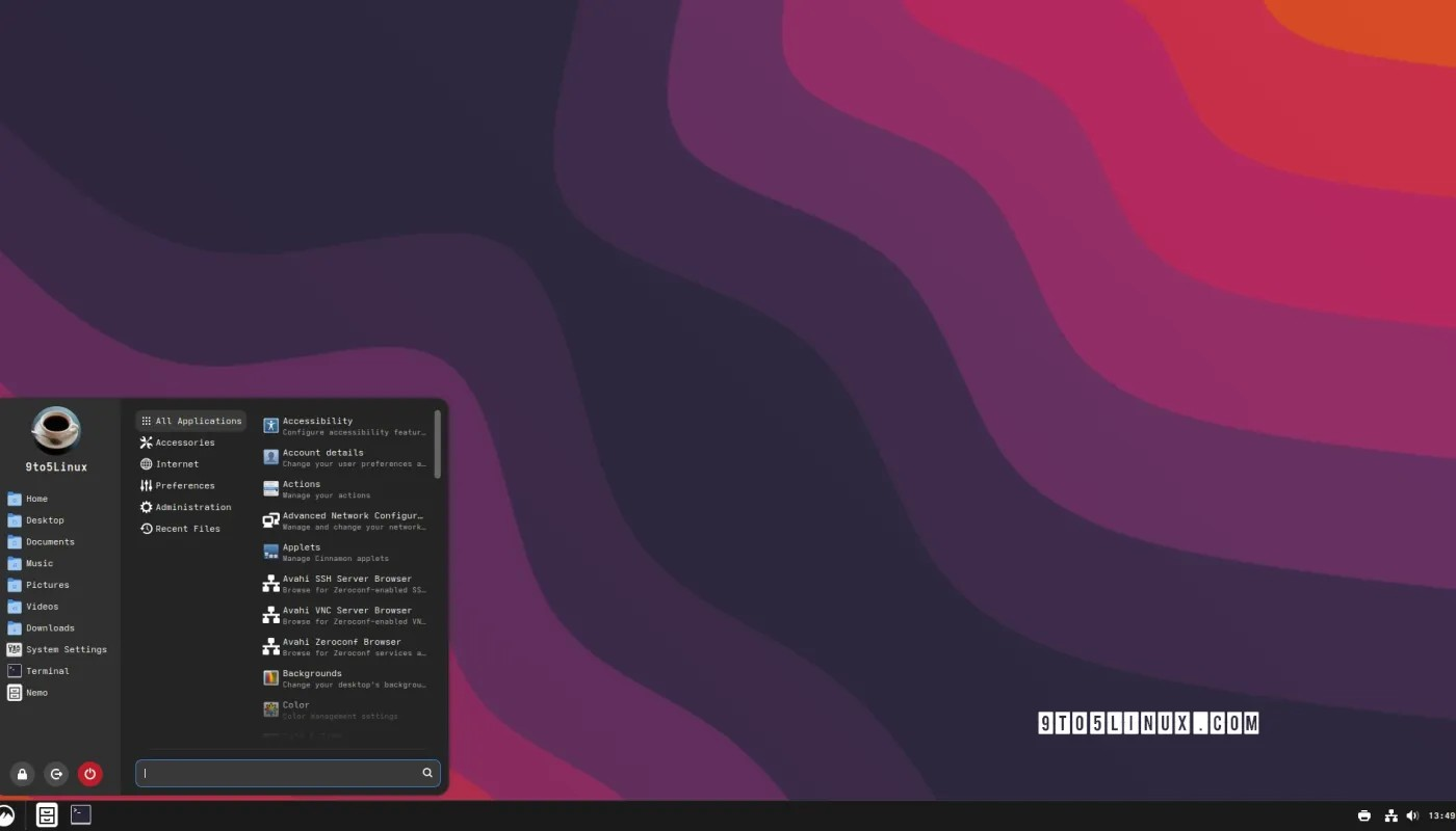 Cinnamon 6.6 桌面环境发布,应用菜单重新设计