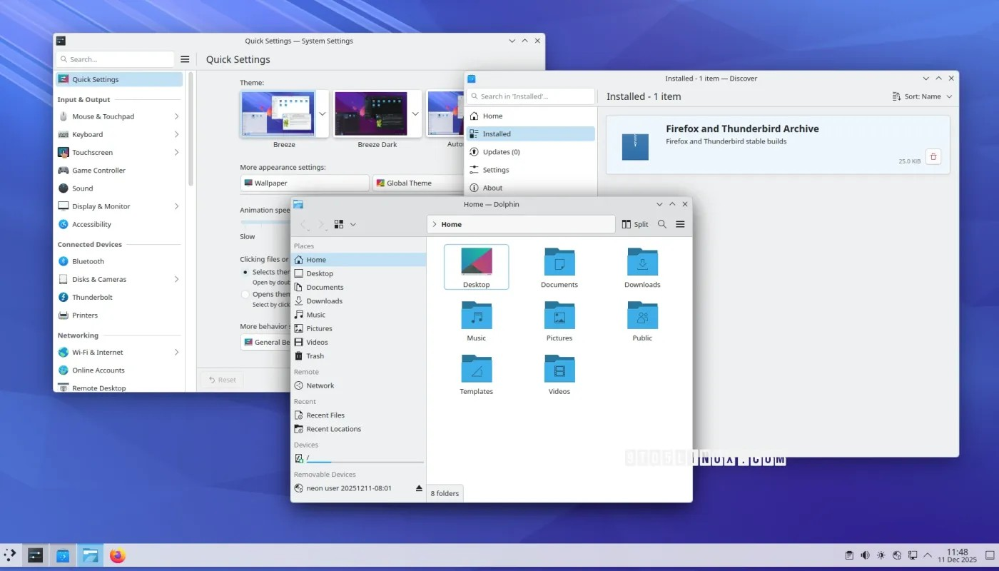 KDE Gear 25.12 软件套件发布，为 KDE 应用程序带来诸多改进