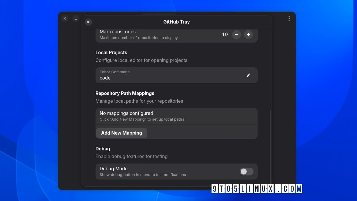 GitHub Tray GNOME Shell 扩展将您的 GitHub 仓库放入系统托盘