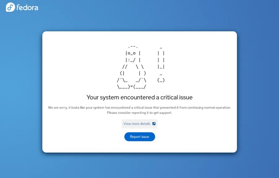 为 Fedora Linux 上更友好的 DRM 恐慌屏幕集成提出建议