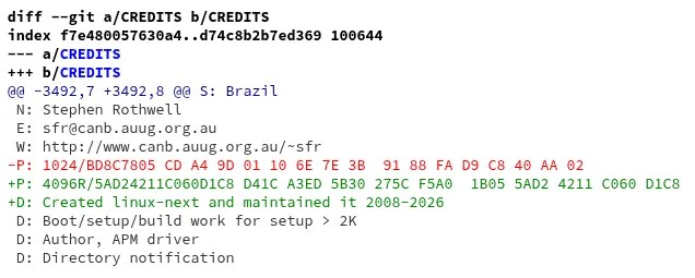 Linux 7.0 现在开始认可 Linux-Next 的创建者
