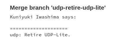 Linux 7.1 将停止支持 UDP-Lite - 通过清理代码实现更好的性能
