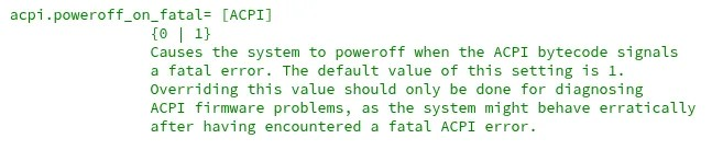 Linux 7.1 默认将在出现致命 ACPI 错误时关闭系统